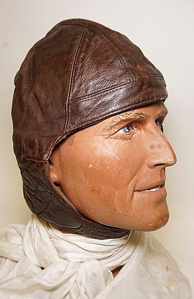 RAF 1930 Pattern Flying Helmet with History - Click for the bigger picture