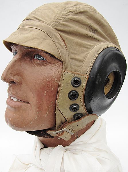 USAAF AN-H-15 Summer Flying Helmet - Click for the bigger picture