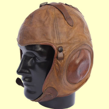US Army Air Corp no. 1A Flying Helmet by Western Electric - Click for the bigger picture