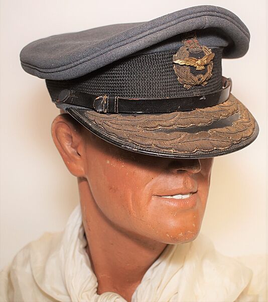 RAF Air Rank Officers Visor Cap - Click for the bigger picture