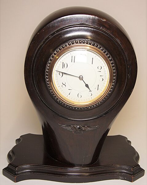 RNAS Trench Art Propeller Hub Clock - Click for the bigger picture