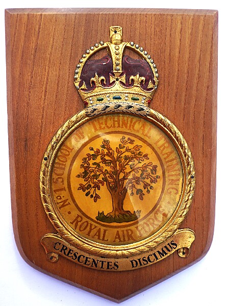 No 1 School of Technical Training RAF Plaque - Click for the bigger picture