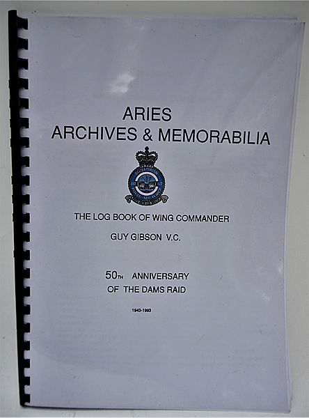 The Log Book of Wing Commander Guy Gibson V.C. - Click for the bigger picture