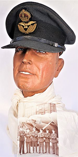 Wing Commander Roy Ralston, Officers Service Dress Cap - Click for the bigger picture