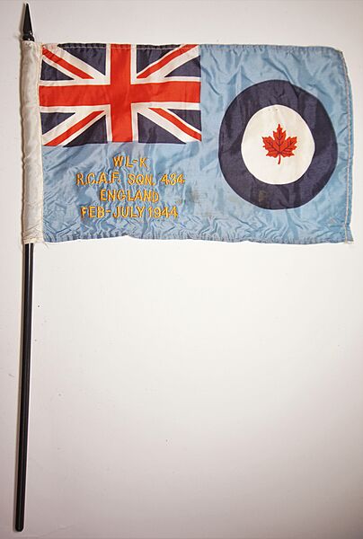 RCAF 434 'Bluenose' Squadron Commemorative Flag - Click for the bigger picture