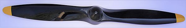 Original DH82 Tiger Moth Propeller and Spinner - Click for the bigger picture