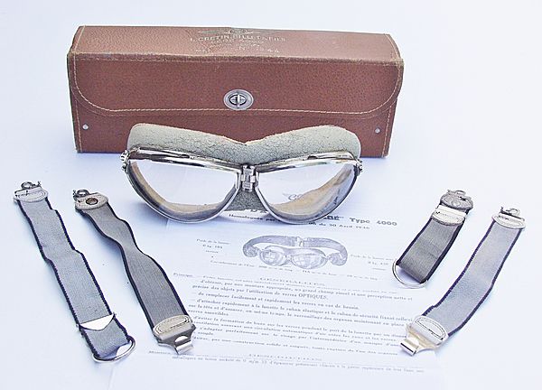 French Air Force issue Cebe 4000 Flying Goggles - Click for the bigger picture