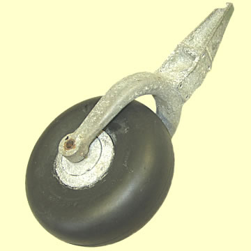 WWII Aircraft Tail Wheel & Mount - Click for the bigger picture