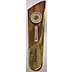 WWI German Trench Art Propeller Tip Barometer/Thermometer - Click for the bigger picture