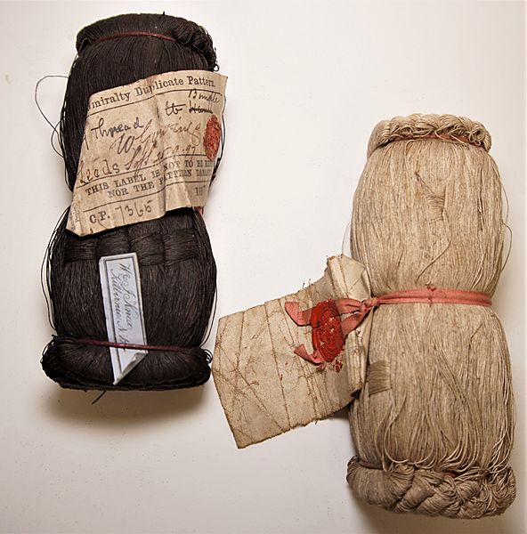 A Pair of Admiralty Standard Sealed SampleThread Bundles dated 1897 - Click for the bigger picture