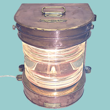 Large Ship's Masthead Electric Lamp - Click for the bigger picture