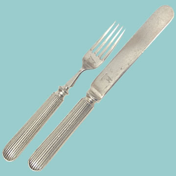 White Star Line Knife and Fork - Click for the bigger picture