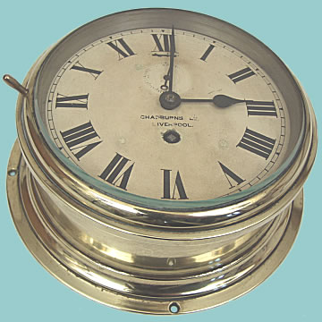 Chadburn Ltd. Ship's Clock - Click for the bigger picture