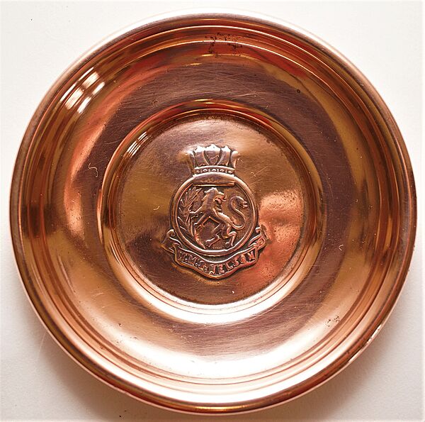 HMS Nelson Copper Tray - Click for the bigger picture