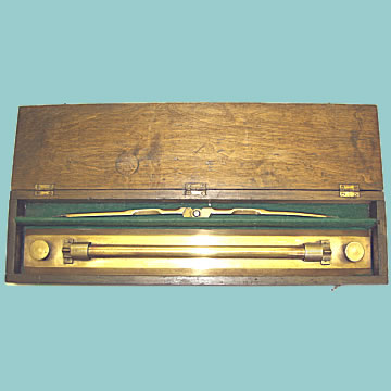 Navigator's Solid Brass Roller Rule - Click for the bigger picture