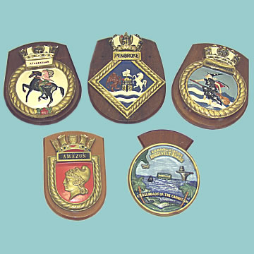 Naval Ship's Plaques - Click for the bigger picture