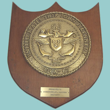 USS John F. Kennedy Plaque - Click for the bigger picture