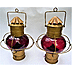 Pair of Original Ships 'Onion' Lamps - Click for the bigger picture