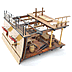 1st Rate Ship of the Line Gun Deck Diorama - Click for the bigger picture